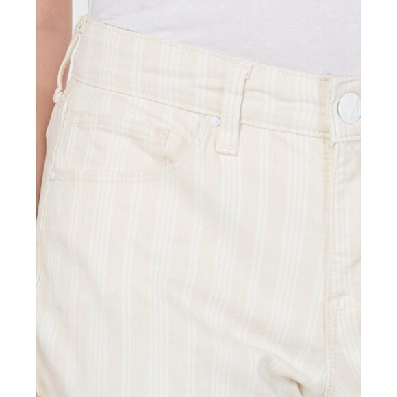 Style & Co Curvy Tummy Control Jeans Women's 8 MEDIUM Pale Pink Striped Skinny - Picture 12 of 14